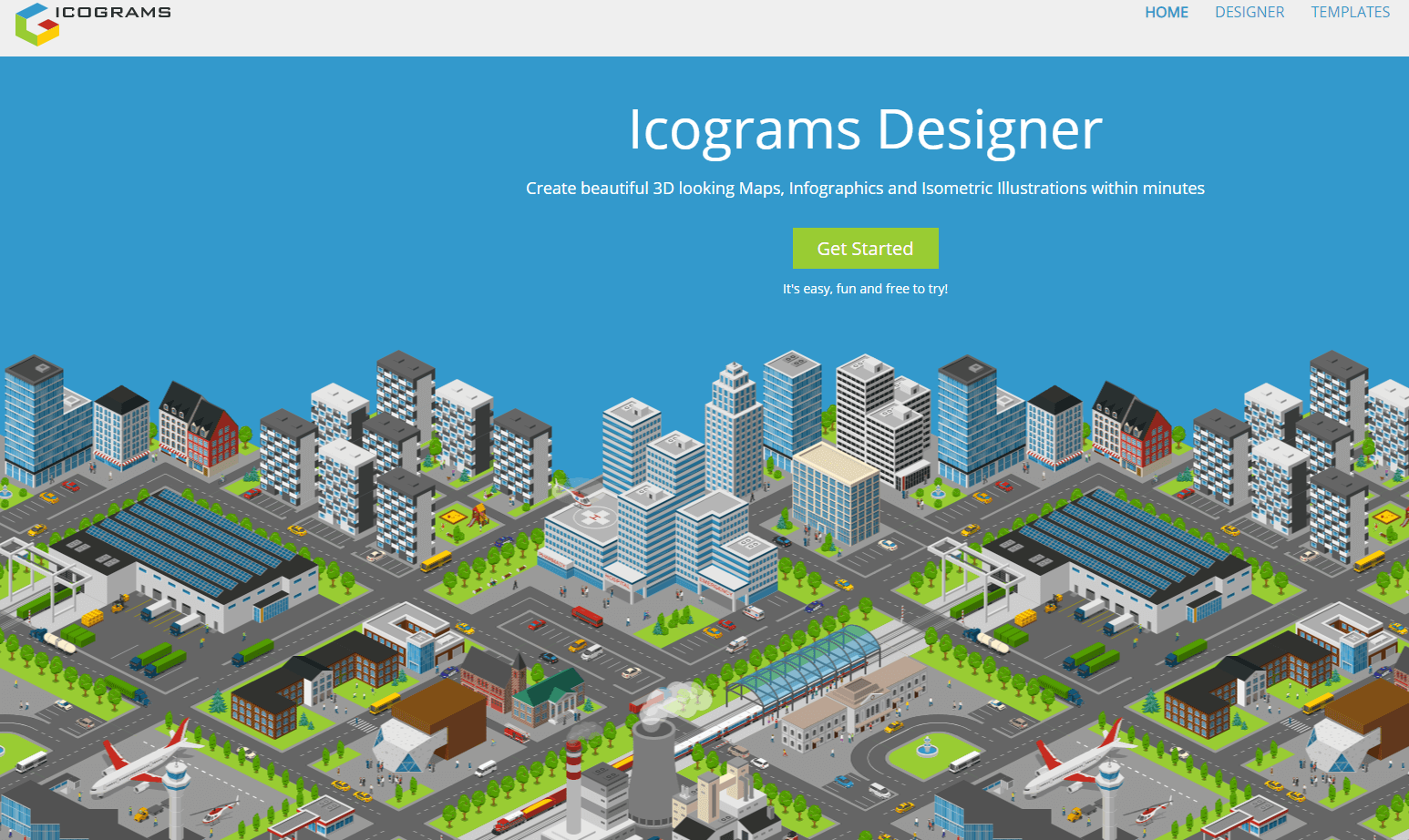 icogramsのサイトイメージ