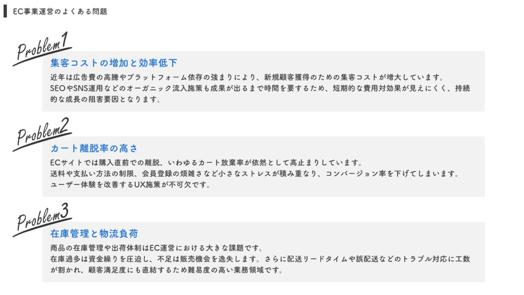 箇条書きのサンプルスライド4